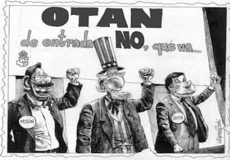 Declaración de la Coordinadora estatal contra la OTAN y las Bases (CECOB) a los 37 años del referéndum para la adhesión de España
