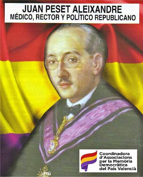 Cartel del 80 aniversario en Valencia