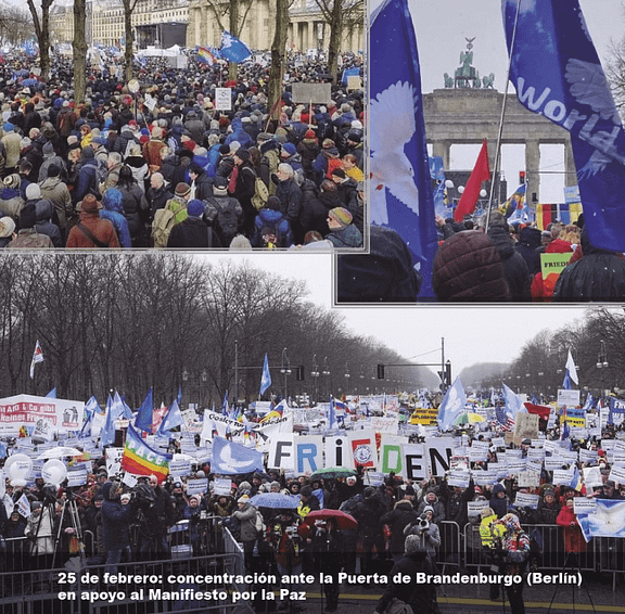 Concentración en Berlin del 25 febrero