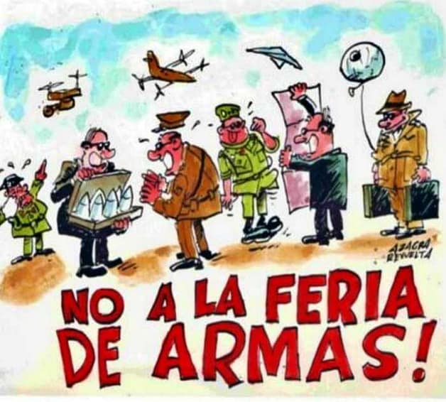 Cartel de protesta de Alternativas no violentas