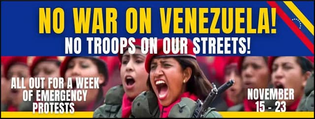 Semana internacional de lucha contra la injerencia de EEUU sobre Venezuela.
