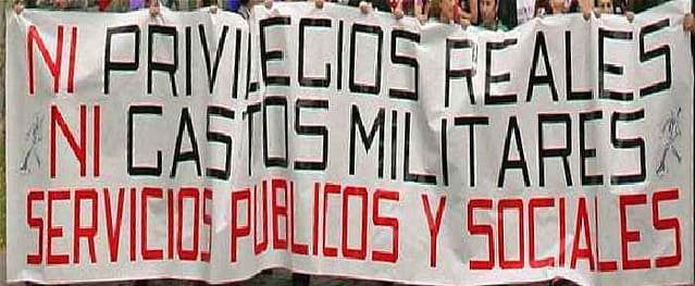 Tenemos el gobierno de «izquierdas» más militarista de la democracia