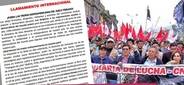 Cartel llamamiento internacional