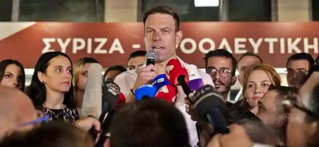 Rueda prensa del nuevo lider de Syriza