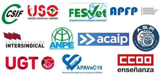 ATEAVA, personas afectadas y sindicatos exigen un reconocimiento laboral de las secuelas de las vacunas COVID