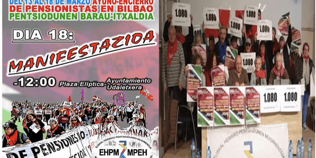 Composición de manifestaciones en el País Vasco