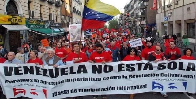 Manifestación europea Venezuela no está sola