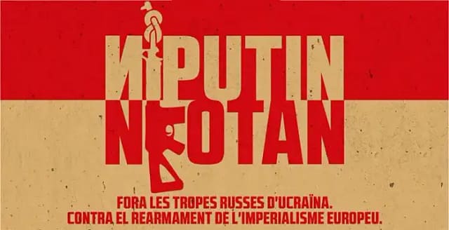 Cartel convocatoria en Barcelona