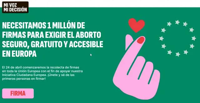 Imagen de la campaña europea "Mi voz Mi decisión"