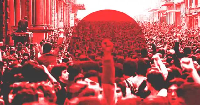 Imagen original del artículo difuminada en rojo