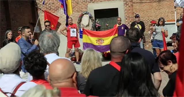 Foto del acto realizado el 5 de agosto