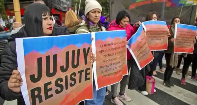 Feministas españolas por la solidaridad con Jujuy y contra el saqueo del litio y la represión