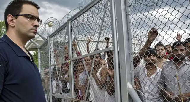 Imagen del centro de detención de Paranesti, en la Tracia griega. Juan Zarza