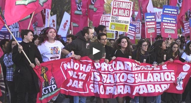 Nuevas protestas en Portugal exigiendo salarios más altos y limitar los precios de los alimentos