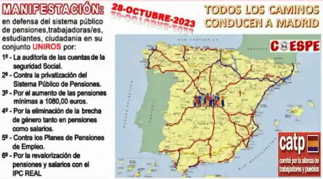 El 28 de octubre tod@s a Madrid: gobierne quien gobierne nuestros derechos se defienden.