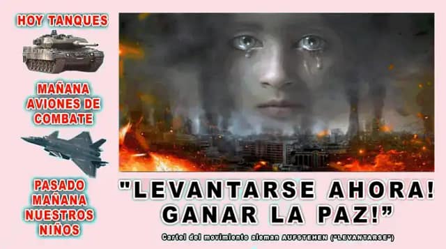 Cartel encuentro europeo contra la guerra