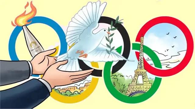 ¡Per la pau olímpica!