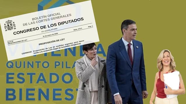 PSOE, PP y Junts cuelan en el Congreso una proposición de ley para extender los desahucios cautelares.