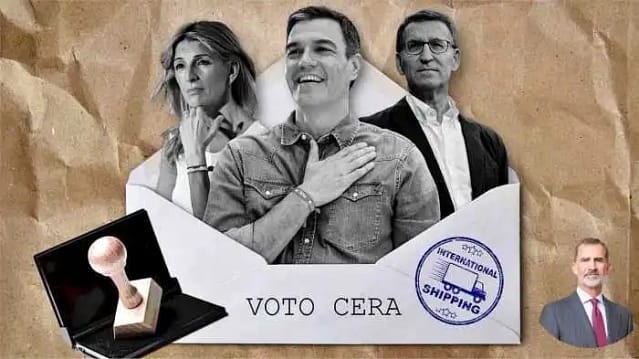 Composición fotográfica sobre resultados del 23J