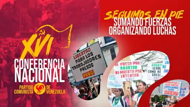 Cartel de la convocatoria del PCV