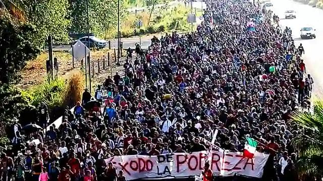 El “éxodo de la pobreza” se dirige desde Méjico a la frontera de EE.UU.