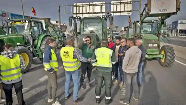 Trabajadores del campo en manifestación