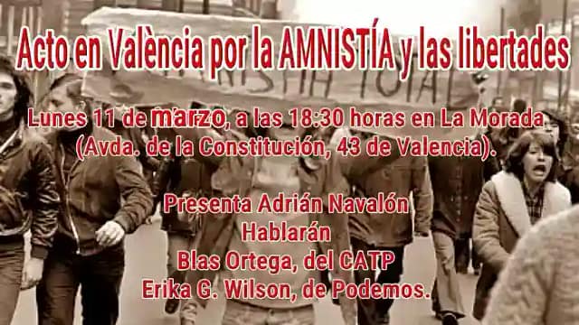cARTEL aCTO 11 DE MARZO