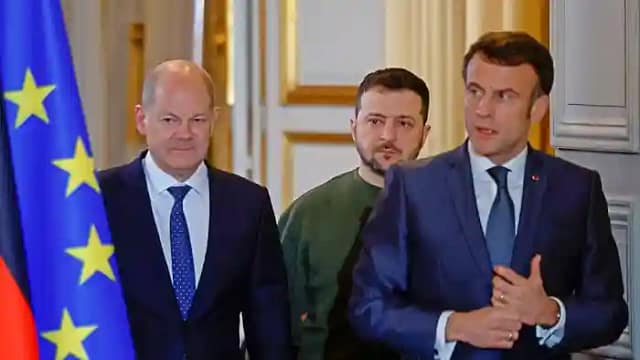 Foto archivo de la última cumbre europea por la guerra