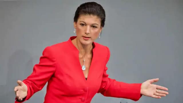 Foto de archivo de Sahra Wagenknecht