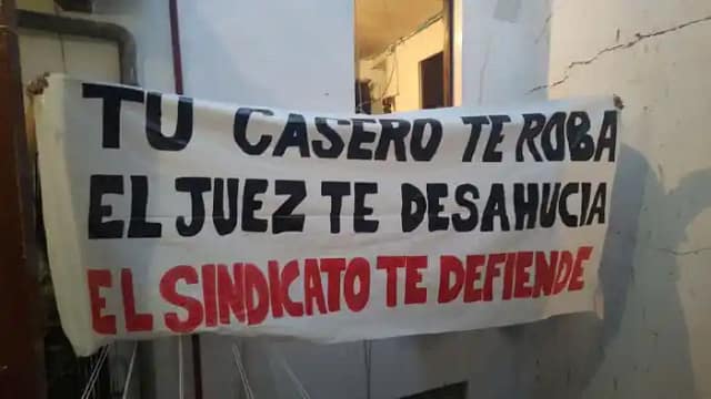 900 inquilinos inician la “huelga de alquileres” contra el segundo fondo buitre más grande de España. Imagen del Sindicato de Inquilinas.