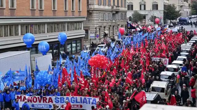 Huelga general en Italia contra el presupuesto de austeridad de la fascista Meloni