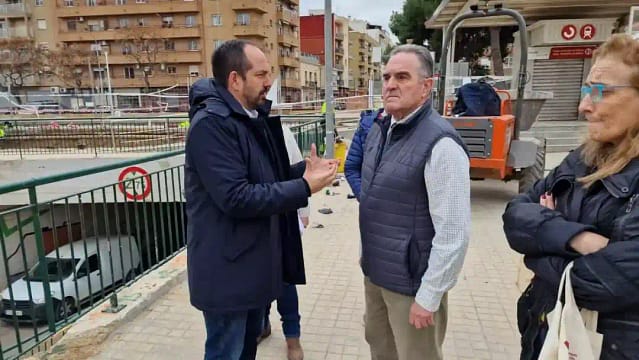 Visita del vicepresidente Gan Pampols a Aldaia con el alcalde Guillermon Luján y la concejala Empar Folgado. / V.P.