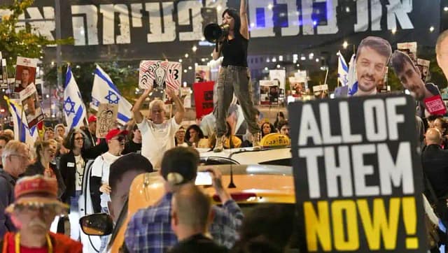 Población israelí se moviliza contra las políticas y el gobierno de Netanyahu.