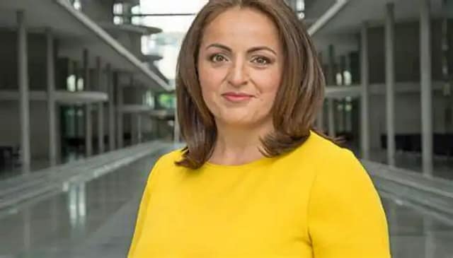 Foto de Sevim Dağdelen. Diputada Die Linke