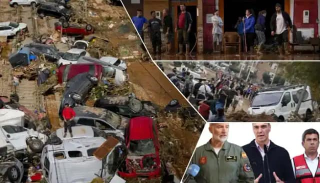 Collage con fotos de voluntariado y representantes institucionales