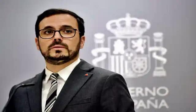 Ministro Alberto Garzón en rueda de prensa