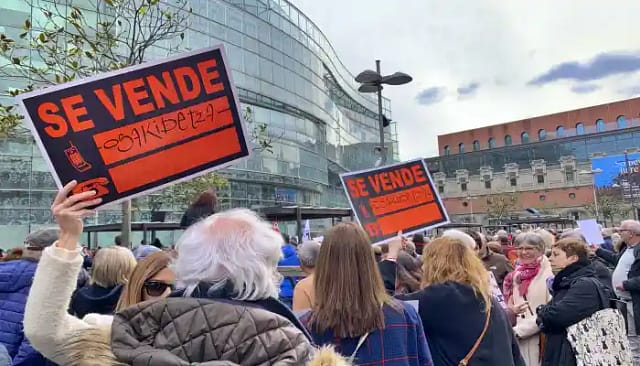 Comienza Huelga general de trabajadores públicos de Euskadi