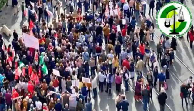Manifestación por la auditoria de la Seguridad Social