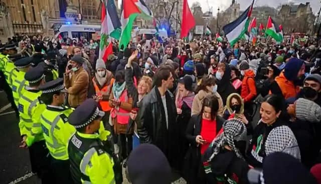 Marcha sobre Gaza en Londres del 1 de febrero