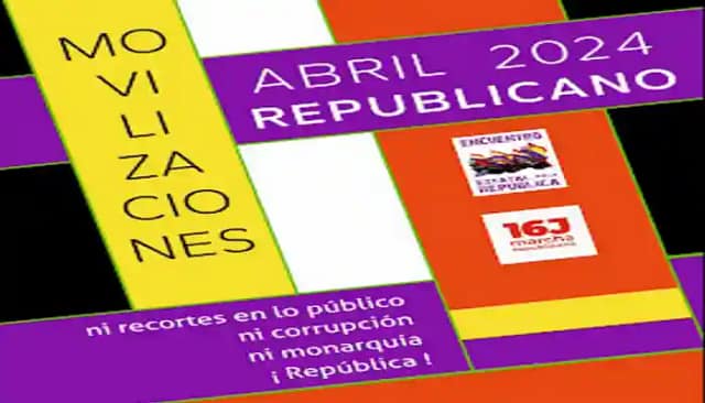 Cartel de las convocatorias por la República y del 16 de junio