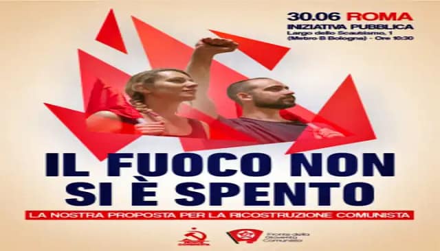 Cartel conferencia por la Construcción de un partido comunista