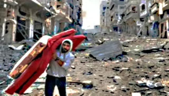 Cartel de la convocatoria del 25J Dia acción global por Palestina