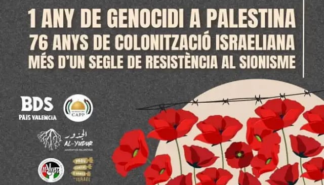 Convocatorias por Palestina durante el primer finde de octubre