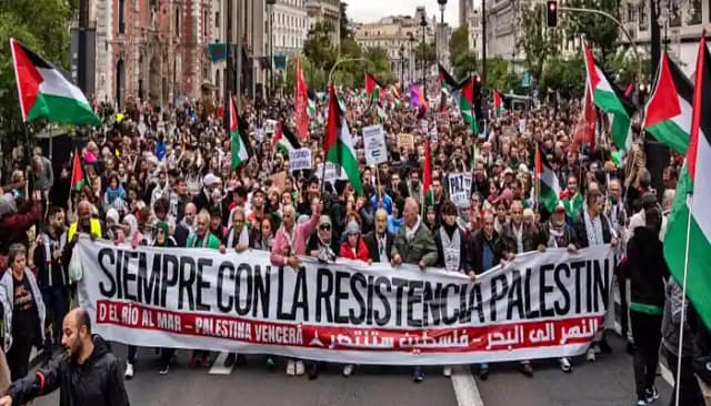 Manifestación por la Resistencia Palestina