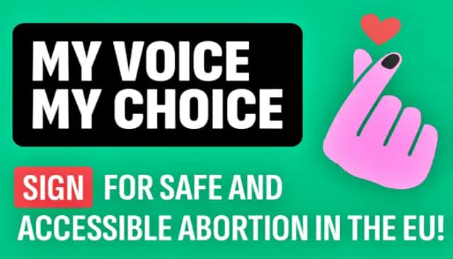 La Iniciativa europea por un aborto libre se acerca al millón de firmantes. Faltas tú.