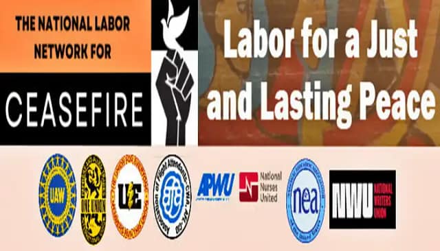 Logo original de la campaña de EEUU por alto el fuego