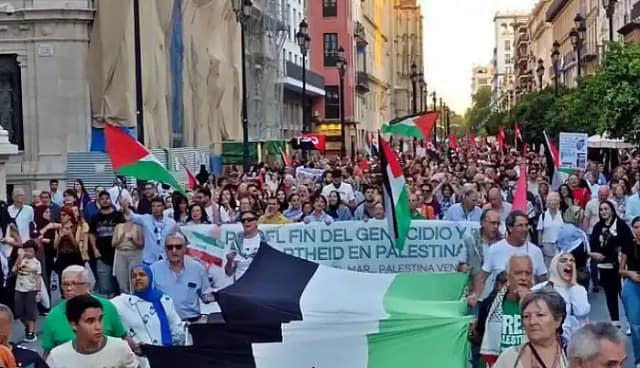 Marcha del 27S por Palestina en Andalucía
