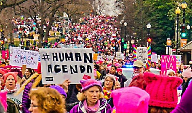 Manifestación pro-aborto en Estados Unidos