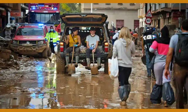 Población y voluntariado en la DANA de Valencia