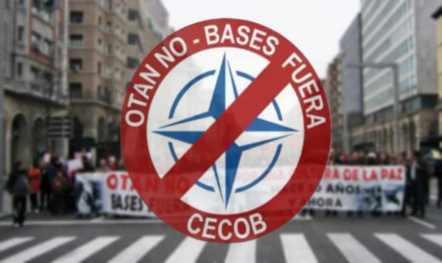 Manifiesto de la Coordinación Estatal (CECOB) contra la OTAN y las Bases.